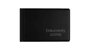 Okładka na dokumenty ucznia małe czarna - Biurfol