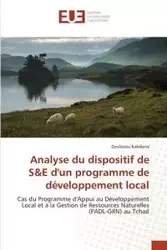 Analyse du dispositif de S E dun programme de développement local - KABDANA-Z