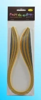Paski do quillingu 10mmx50cm złote 100szt - Galeria Hobby