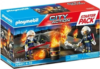 Zestaw City Action 70907 Starter Pack Ćwiczenia Straży Pożarnej - Playmobil