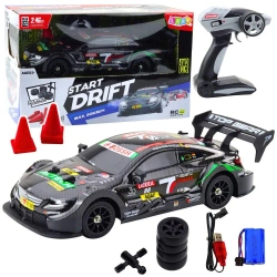 Wyścigówka driftowa R/C czarna 30km/h 1:16 - Leantoys
