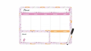 Planer magnetyczny 35x25 tygodniowy z nadrukiem puppies - BIURFOL