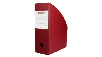 Pojemnik na dokumenty bordo 10cm - Biurfol