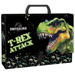 Teczka z rączką gruba Dinozaur 20 DERFORM