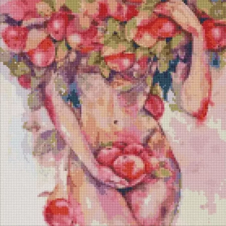 Diamentowa mozaika - Jabłkowa pokusa 40x40cm - Ideyka