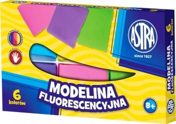 Modelina fluorescencyjna 6 kolorów ASTRA - ASTRA papiernicze