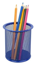 Kubek przybornik okrągły duży niebieski - NET