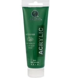 Farba akrylowa zielona Maries 120 ml 816B-568 - Kw trade