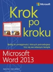 Microsoft Word 2013. Krok po kroku - Joyce Cox, Joan Lambert