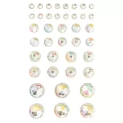 Kryształki samoprzylepne opal 40szt - Dalprint