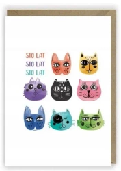 Kartka urodzinowa, eko koperta K017 - Cardie