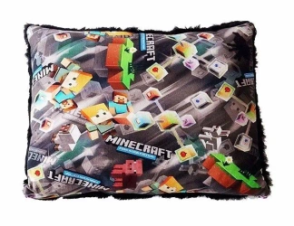 Poduszka Minecraft Edukacja-Szary - Sellmar