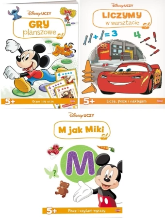 Zestaw Disney Uczy dla chłopca - Książki - praca zbiorowa