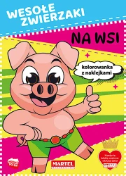 Na wsi. Wesołe zwierzaki + naklejki - Natasza Korpik