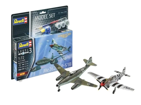 Model Set Messerschmitt Me262/P-51B Mustang - Revell