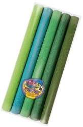 Bibuła mini 25x200cm odcieni zielonych 5 kolorów - Alfa Pastello