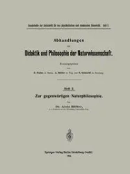 Zur Gegenwartigen Naturphilosophie - Hofler Alois