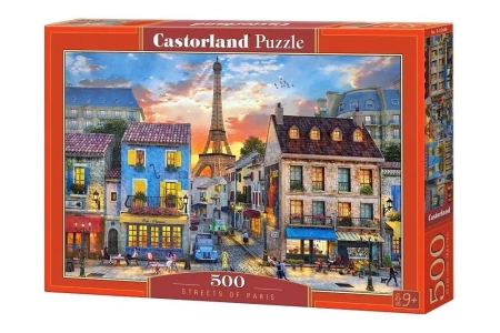 Puzzle 500 Streets of Paris CASTOR - Castorland