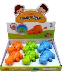 Hipopotam z napędem biega i pływa mix - Ciuciubabka