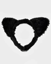 Opaska czarne uszy 21cm - Robe