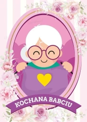 Kartka A6 - Kochana Babciu (5szt) - LearnHow