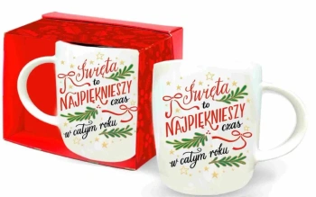 Kubek Boże Narodzenie Święta to najpiękniejszy... - Kukartka