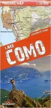 Trekking map Jezioro Como 1:50 000 mapa - praca zbiorowa