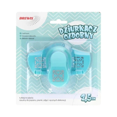 Dziurkacz ozdobny brzegowy - Rozeta 2,5cm - Brewis