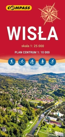Mapa - Wisła 1:10 000 - praca zbiorowa