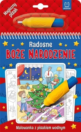 Radosne Boże Narodzenie. Malowanka z pisakiem w.2 - Anna Podgórska