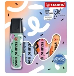 Zakreślacz Boss Original Pastel by Ju Schnee 4 kol - Stabilo