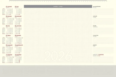 Kalendarz 2026 biuwar - Telegraph