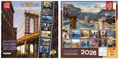 Kalendarz 2026 ścienny Classic 365 dni dookoła... - Kukartka