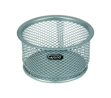 Pojemnik na spinacze GR-010S srebrny GRAND