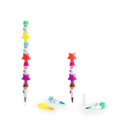 Kredka kolorowa przekładana BN Bałwan i Gwiazda 1szt. - TRENDHAUS