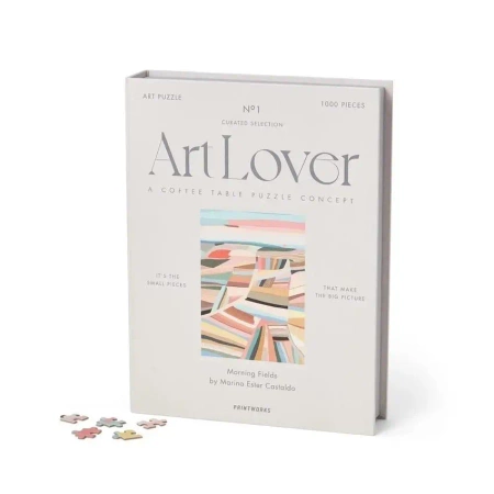 Puzzle 1000 Art Lover Book - Morning Fields - PRINTWORKS