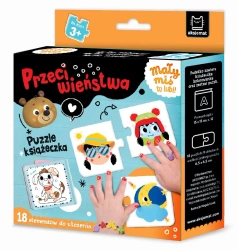 Mały miś to lubi! Przeciwieństwa. Puzzle... - Anna Podgórska