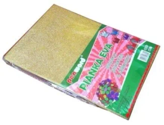 Pianka brokatowa złota 20x30cm 5szt - Penword