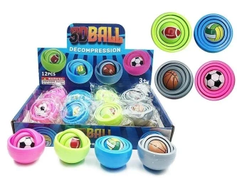 Piłeczka antystresowa 3D (12szt) - ADAR