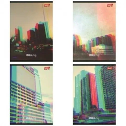 Zeszyt A5/60K kratka Unreal City (10szt) - UNIPAP