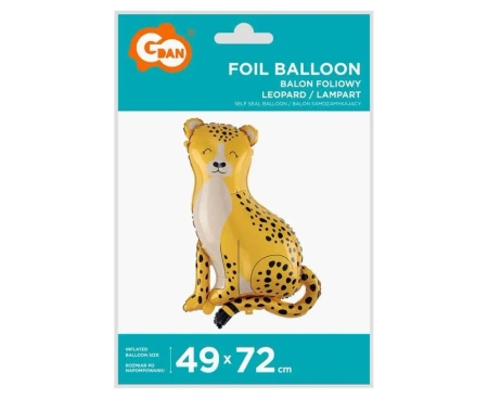 Balon foliowy Lampart 49x72cm - Godan