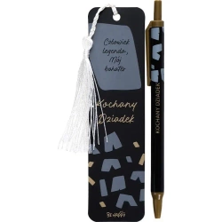 Zestaw na Dzień Dziadka zakładka i długopis - Praca zbiorowa