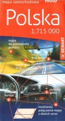Polska - mapa samochodowa 1:715000 - Opracowanie zbiorowe