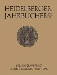 Heidelberger Jahrbücher - Universitäts-Gesellschaft Heidelberg