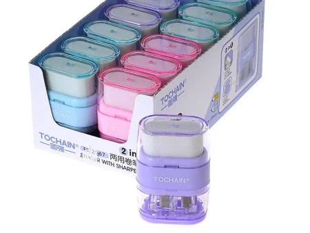 Temperówka podwójna z gumką (12szt) - ADAR