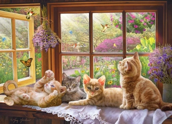 Puzzle Cobble Hill 500 elementów Cobble Hill Puzzle 500 el. Leniwy poranek 625012450829