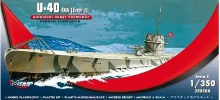 Zestaw do sklejania U-Boot U-40 IX