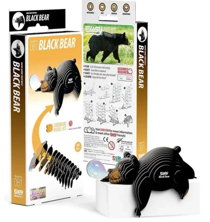 Niedźwiedź brunatny Eugy. Eko Układanka 3D - Eugy