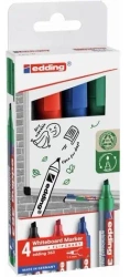Marker do tablic suchościeralnych 1-5mm 4 kolory - Edding