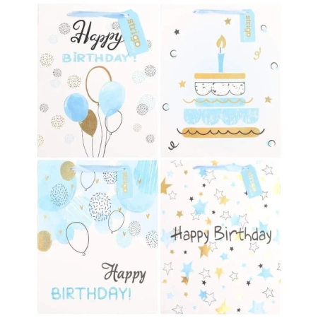 Torba prezentowa Party 26x12x32cm mix STRIGO